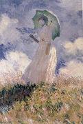 Study of a Figure outdoors Claude Monet